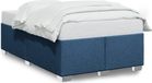 Maison Exclusive - Cadre de lit sans matelas, bleu, 120x190 cm, rembourré