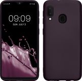 kwmobile telefoonhoesje geschikt voor Samsung Galaxy A20e - Back cover in metallic braam