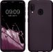 kwmobile telefoonhoesje geschikt voor Samsung Galaxy A20e - Back cover in metallic braam