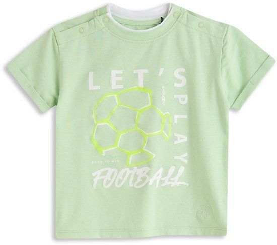 4PRESIDENT T-shirt jongens - Pastel green - Maat 80