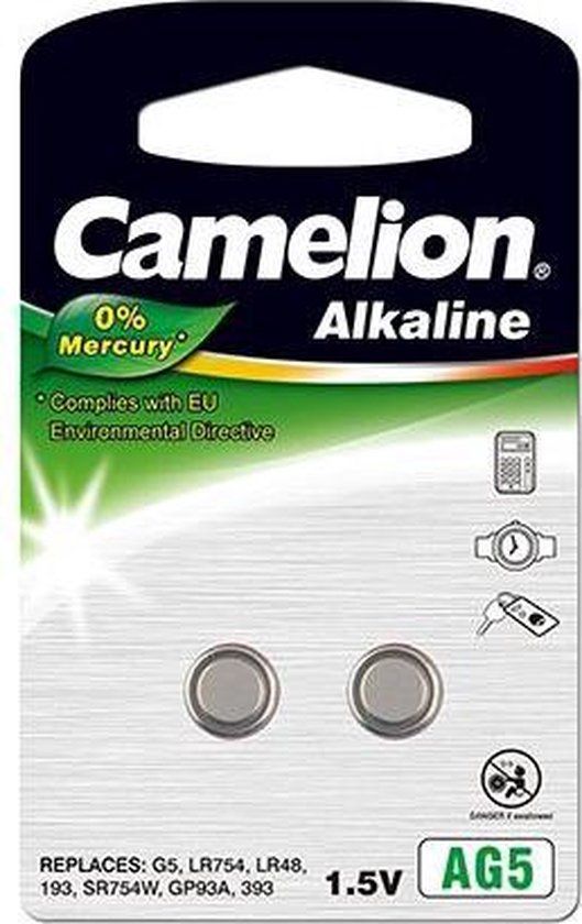 Camelion AG5 LR48 batterij - 2 stuks