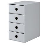 Rössler S.O.H.O. ladekast met 4 lades 175 x 250 x 320 mm Grijs