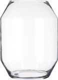 Mica Decorations Bloemenvaas Dali Elegance - transparant glas - D19 x H25 cm