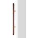 Viefe KUMO WOOD BIG ONE Poignée de tirage en bois et aluminium, noyer + or brossé - 448 mm - Double face (1 paire)