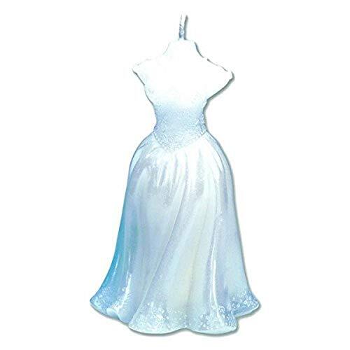 Club Green Bridal Mannequin Kaars, wit, 7 x 13 cm