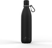 Daikoku Roestvrijstalen Fles, Dubbelwandig, Zwart, 750 ML