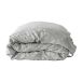 Tell Me More Housse de couette en lin 220x240 cm Gris/blanc