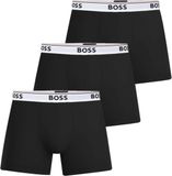 BOSS HUGO BOSS Power boxer briefs (3-pack) - heren boxers normale lengte - zwart met witte band