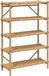 vidaXL Étagère 5 étagères 100x40x150 cm bambou