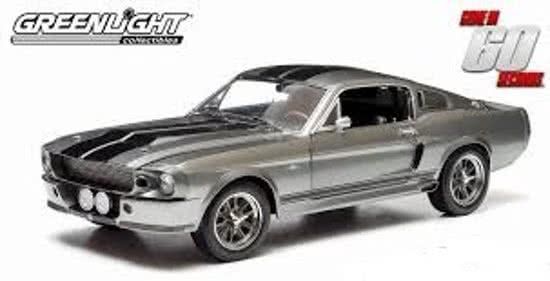 Greenlight Collectibles Shelby GT 500 KR 1967 Eleanor 1/18 - Grijs