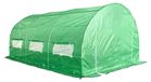 Serre Serre de jardin 3x4,5 m – film PE grillagé 140 g/m² avec filtre UV, acier galvanisé Ø25 mm, hauteur 2 m, 2 portes zippées
