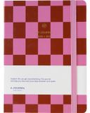 A-Journal My Journal - Schoolagenda 2026-2027 - A5 - Geruit roze