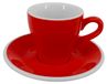 Presso tasse avec soucoupe, Milano, 75 ml, rouge