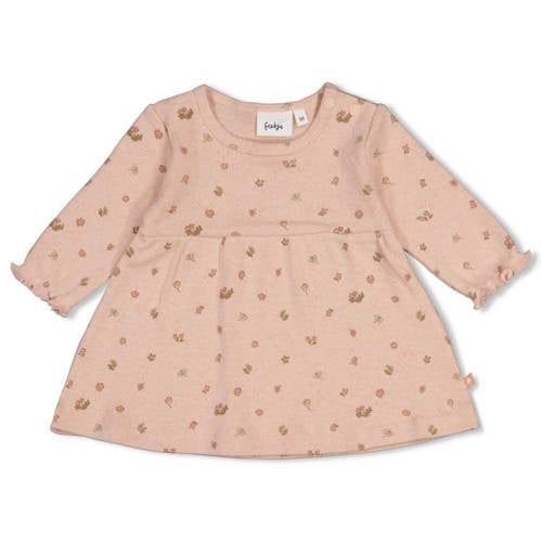 Feetje midi jurk Fall in Love - lichtroze