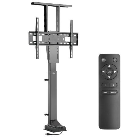Maclean MC-866 Elektrische TV Beugel Lift met afstandsbediening voor 37-65" tv - Zwart