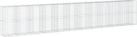 vidaXL Gabion 1150x100x200 cm Galvanized Iron Silver