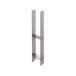 GAH Alberts 213718 H-paalhouders | Roestvrijstaal | Breedte 91 mm