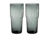 Iittala Verre à boire Solare haut 39 cl lot de 2 Gris acier