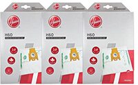 Hoover H60 Microfiber Tassen Kit 3 pakken van 4 zakken, Extrafiltering en Anti Geur, Origineel