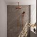 Brauer Copper Carving Thermostatische Regendoucheset Inbouw