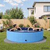 vidaXL Zwembadbodemmat, 25 stuks, diameter 292 cm, rond, grijs, gemaakt van EVA-schuim