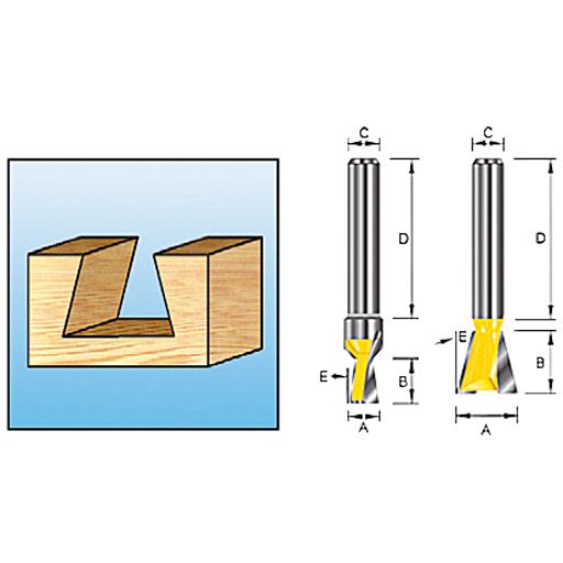 Makita Zwaluwstaartfrees D-10914