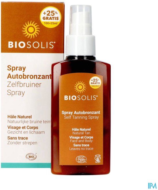 Biosolis Zelfbruiner Spray - Autobronzat - Gezicht & Lichaam 100ml