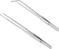 MMOBIEL 2x Multifunctionele Roestvrij Staal Pincet 27cm