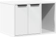 vidaXL Kattenbakkast - 60x40x40 cm - Bewerkt Hout - Wit