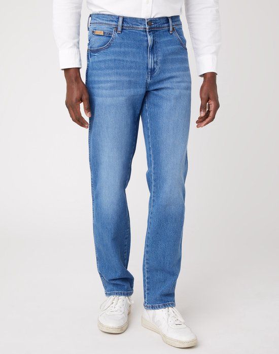 Wrangler Texas Heren Jeans - Denim Blue - Maat 33 X 32