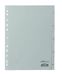 Durable 650510 Tabbladen met bedrukte tabs 1-5, 5-delig, A4 staand, PP, grijs