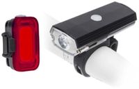 Blackburn Dayblazer 550 Front + Grid Achterlicht Set: Zwart