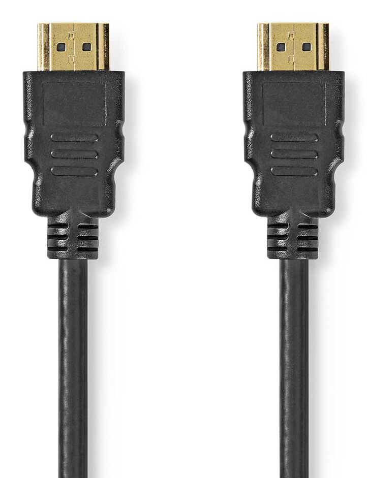 Nedis CVGL34050BK05 HDMI kabel 0,5 m Zwart