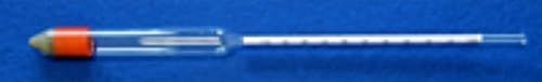 Amarell Dichtheidsareometer zonder thermometer, 0,800-0,900:0,001g/cm³ dichtheidsmeetbereik, 300 mm lengte