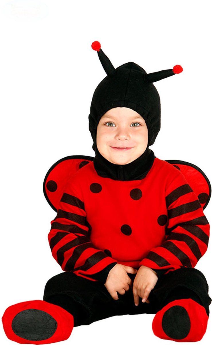 Guirca Lieveheersbeestje Baby Maat 12-24 Maanden - Rood - Polyester