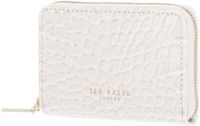 Ted Baker Varlee Croc Effect Small Zip Around Wallet Ivory crème