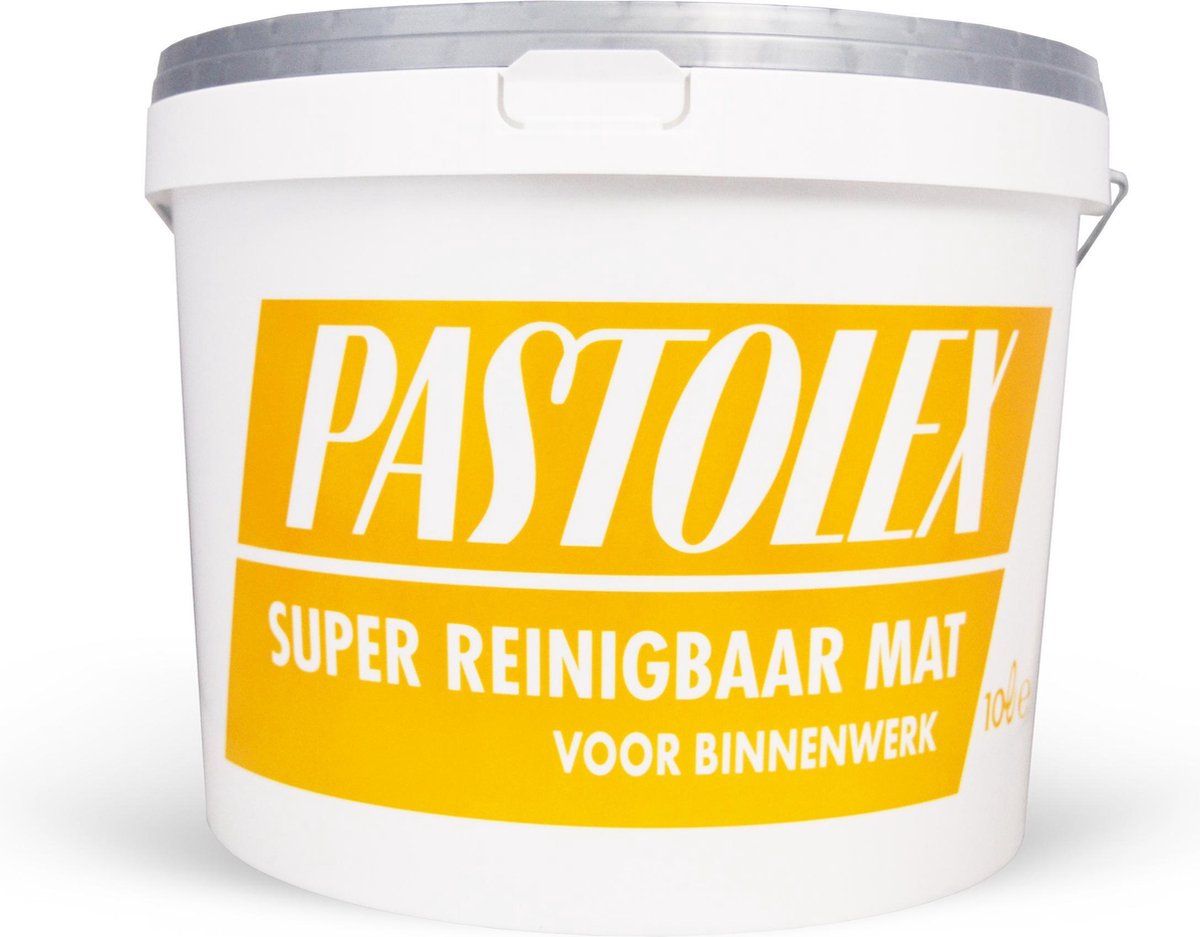 Drenth Pastolex Super Reinigbaar Mat - 10 liter - wit