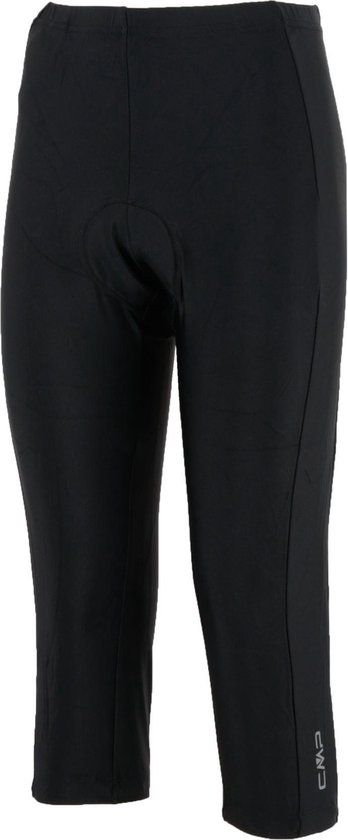 Campagnolo 3/4 Fietsbroek Dames - Zwart - Maat XXL