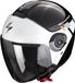 Scorpion Exo-City II Mall Metal Zwart-Wit-Zilver Jethelm - Helm