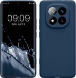 kwmobile telefoonhoesje geschikt voor Xiaomi Redmi Note 14 Pro+ 5G / Redmi Note 14 Pro Plus 5G - Hoesje voor smartphone - Precisie camera uitsnede - In marineblauw