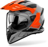 Airoh BADX-X Tune Endurohelm - Grijs/zwart/oranje - Maat XL