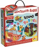 Lisciani Montessori Baby Round Puppies Educatief spel Nederlands 12 maand