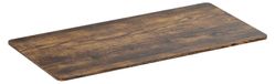KIMEX Bureaublad – 150 x 75 cm – ronde randen – rustiek bruin – 150-0515