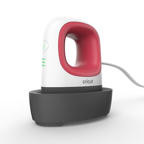 Cricut EasyPress Mini, compacte warmtepers voor het opstrijken van vinyl (HTV), infusible inkt en sublimatie, framboos