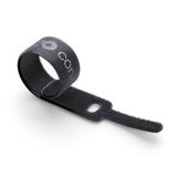 Conecto 30 Stuks Herbruikbare Kabelbinders - Klittenband-Kabelbinders Voor Kabelmanagement - Zwart