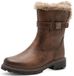 Tamaris - Dames - Enkellaarzen - Cognac - Maat 38