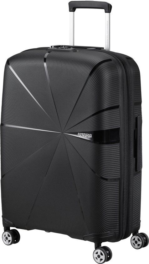 American Tourister Starvibe Spinner 67cm - Black - Hardcase - 77L - TSA Lock