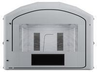 VEVOR Opblaasbare verfspuitcabine, 9 x 4,8 x 3,6 meter, draagbare spuitcabine met ventilatoren van 750W + 950W, groot filtermateriaal, omkleedruimte, boogvormige tent voor het spuiten van complete pick-up trucks en kleine speedboten, grijs