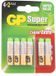 GP AAA alkaline 4+2 batterijen