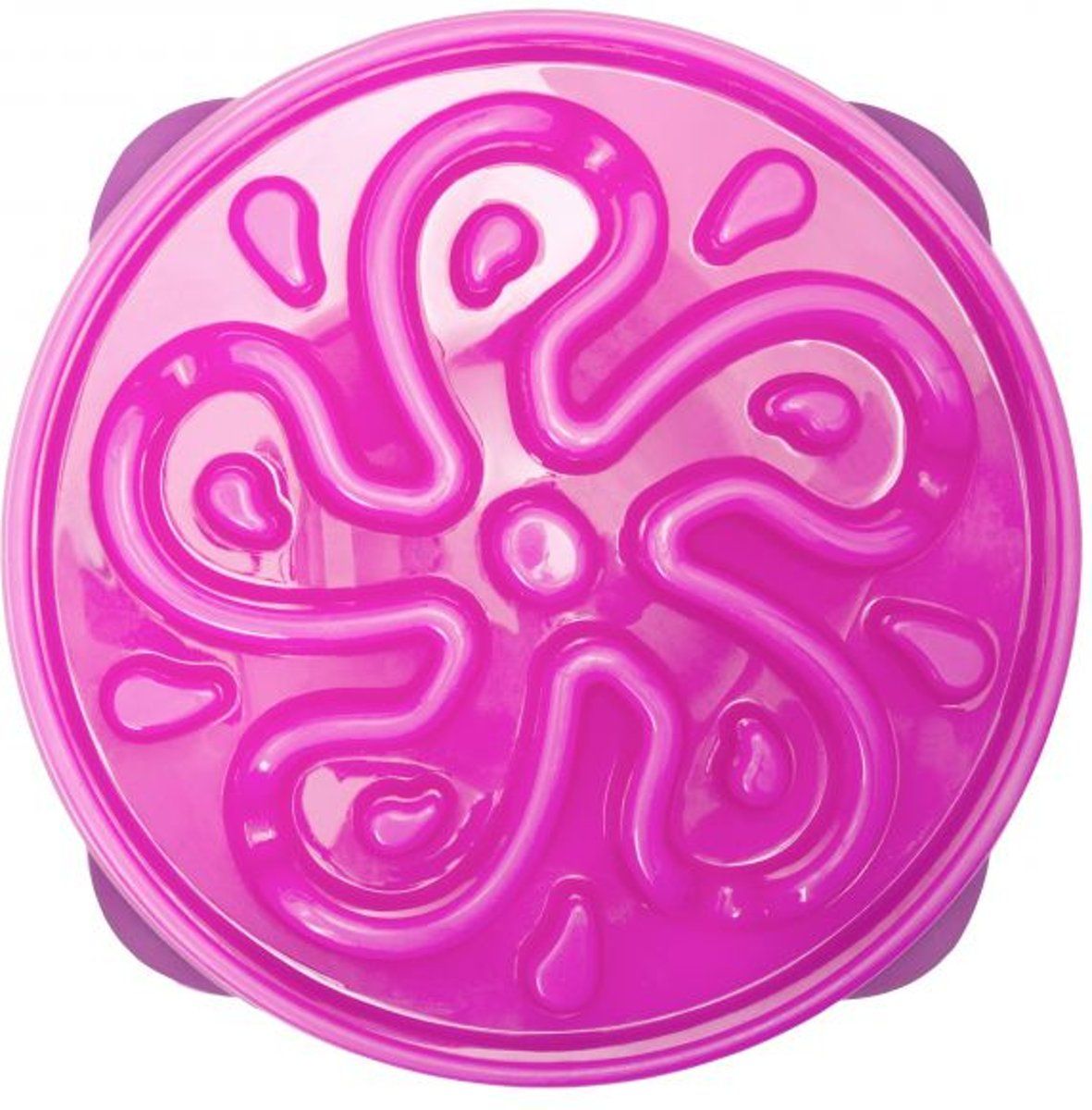 Outward Hound Slo Bowl Fun Feeder Voerbak - Paars